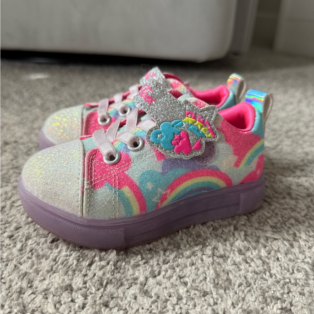 Skechers Kids Sneakers with Pink Soles